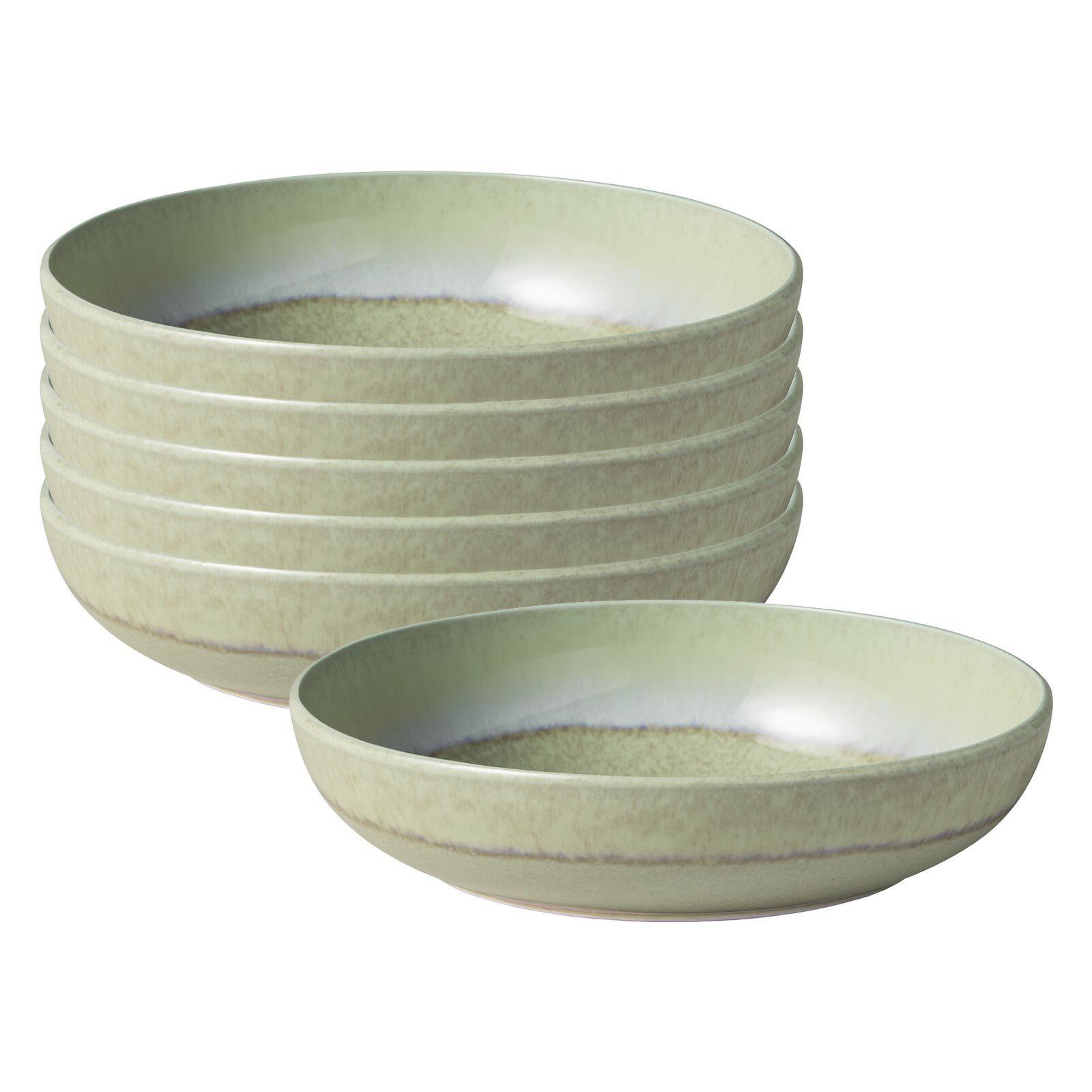 PASTASCHALEN Perlemor Alga grün ø 22,2 cm 6er Set - Grün, Keramik (22.2cm) - like.Villeroy & Boch