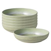 PASTASCHALEN Perlemor Alga grün ø 22,2 cm 6er Set - Grün, Keramik (22.2cm) - like.Villeroy & Boch