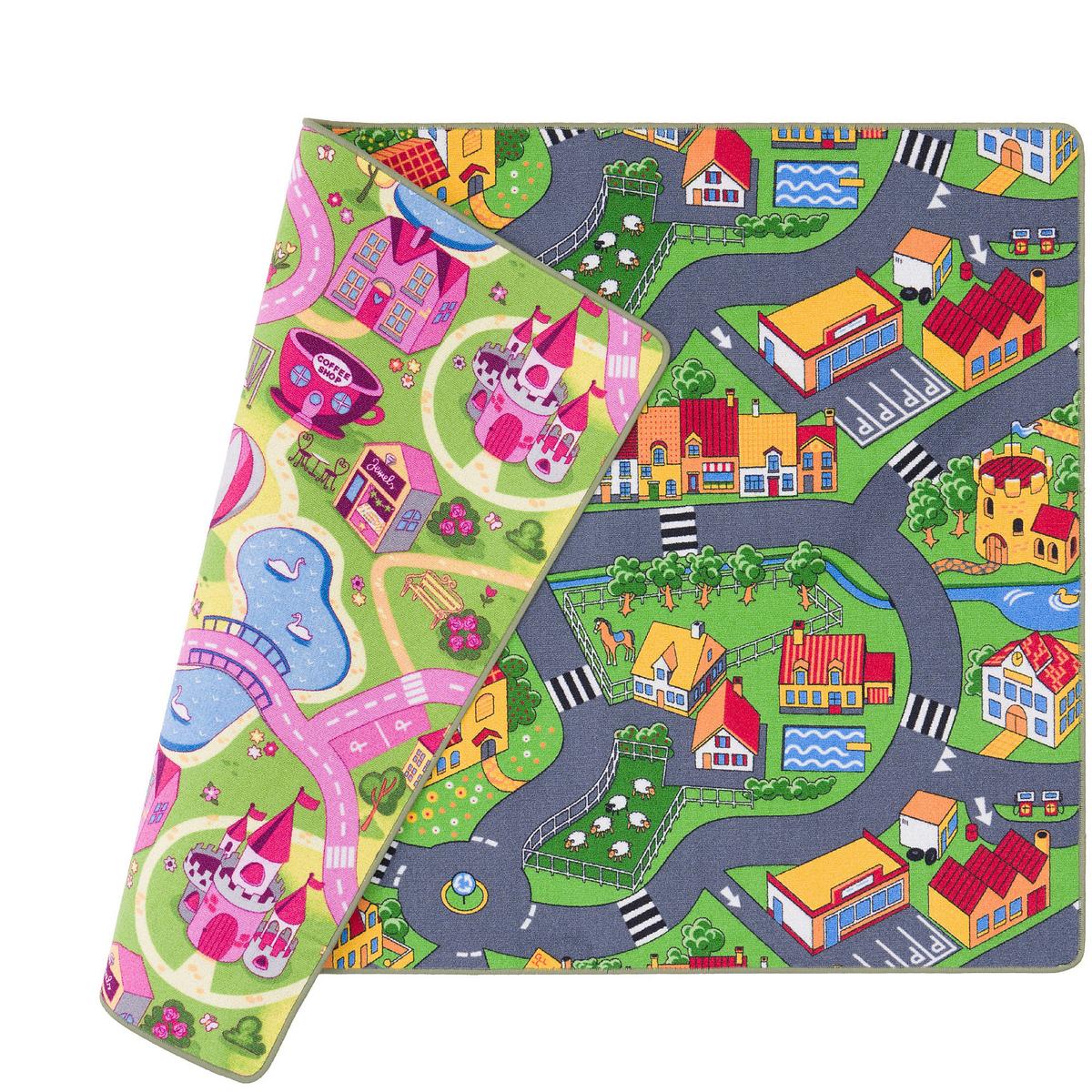 STRASSENTEPPICH BEIDSEITIG STRASSENLANDSCHAFTEN - Rosa, Textil (200/200cm) - Snapstyle