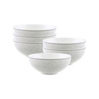 DESSERTSCHALEN Gray Pearl weiß ø 13 cm 6er Set - Weiß, Keramik (13cm) - Villeroy & Boch