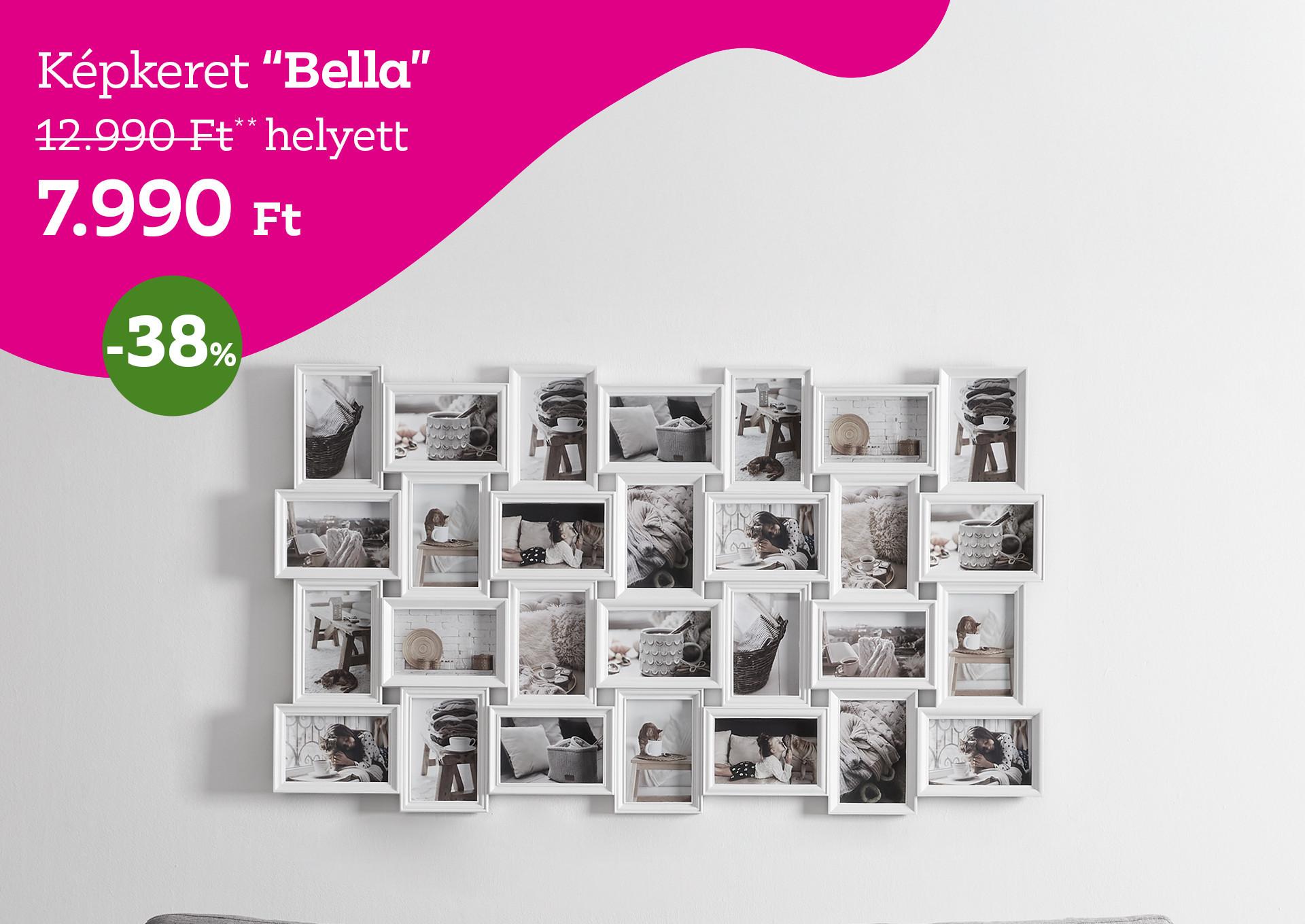 Képkeret BELLA 12990 Forint helyett 7990 Forint, kedvezmény mértéke 38%