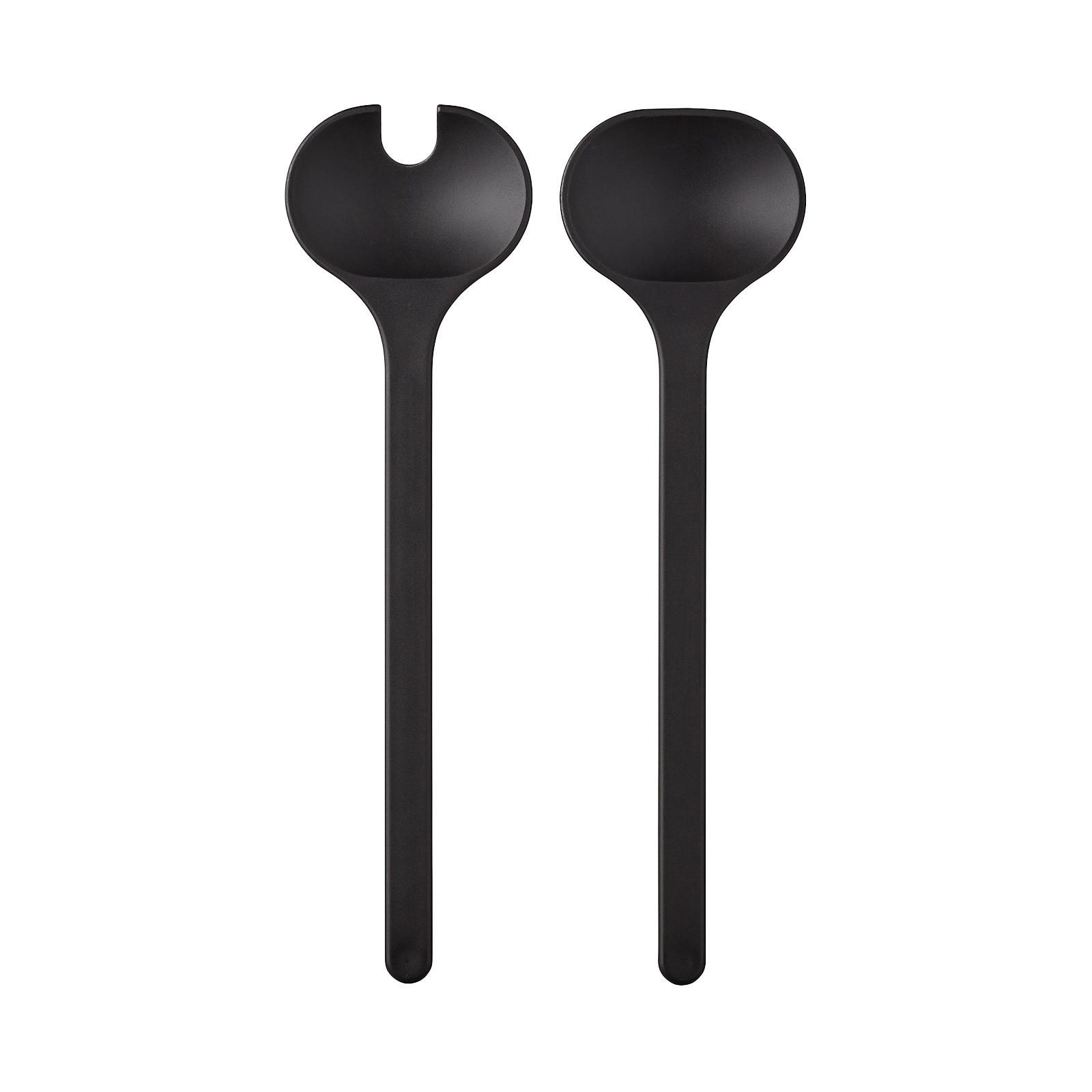 SALATBESTECK Silueta Nordic Black - Schwarz, Kunststoff (28.5cm) - Mepal