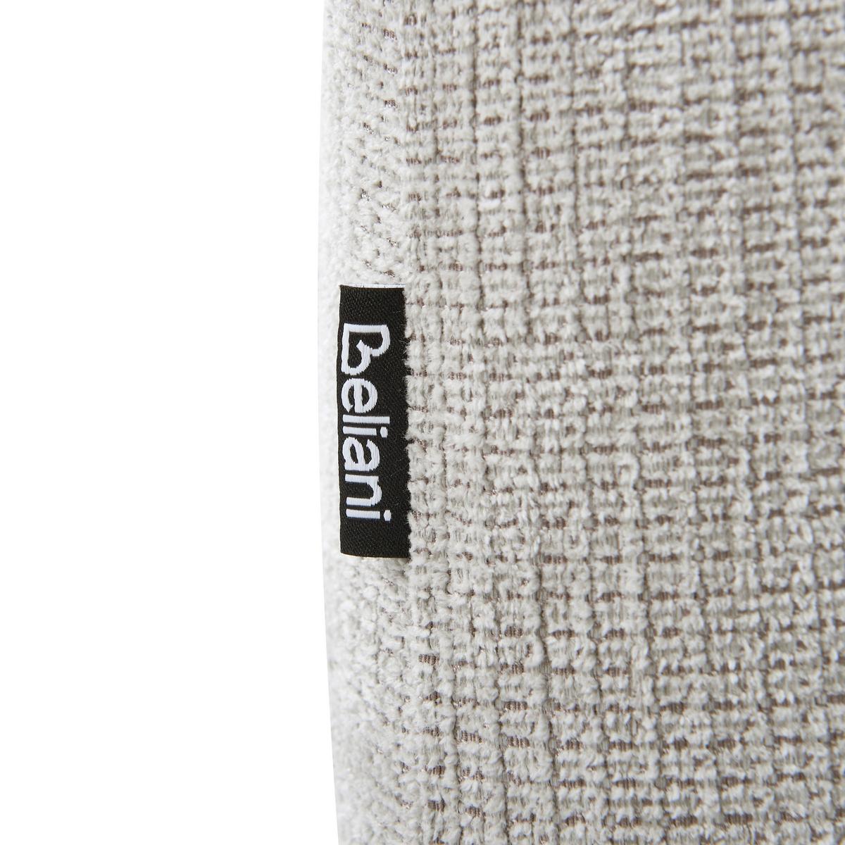 OTTOMANE Stoff Hellgrau Holt - Hellgrau, Textil (112/44/67cm) - Beliani