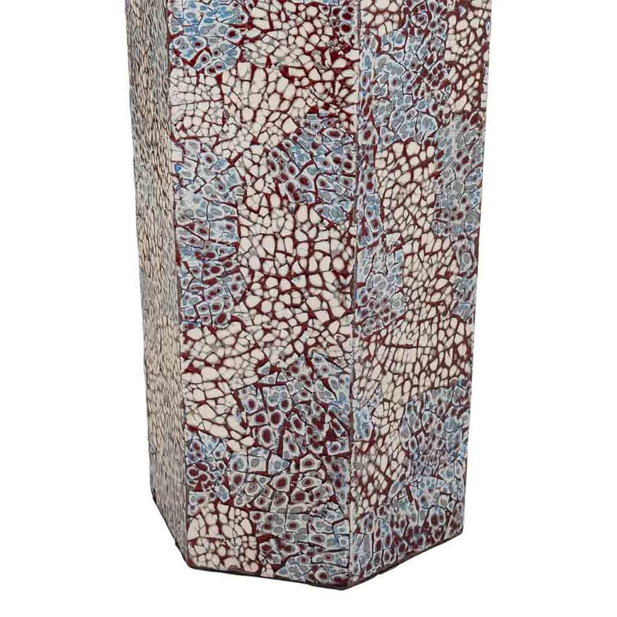 SCHIRMSTÄNDER aus Capiz, weiß, 24x58cm - Multicolor, Holzwerkstoff (24/58/24cm) - Wanderlust