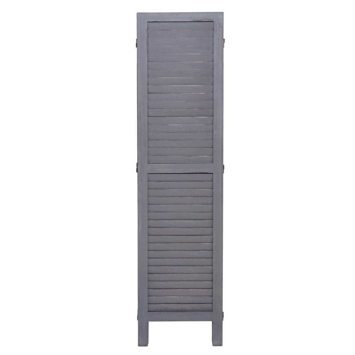 PARAVENT Grau - Grau, Holz (120/170/2cm) - MCW