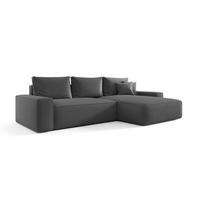 ECKSOFA Walken Mit Schlaffunktion - Grau, Holzwerkstoff/Textil (280/185cm) - Fun Möbel
