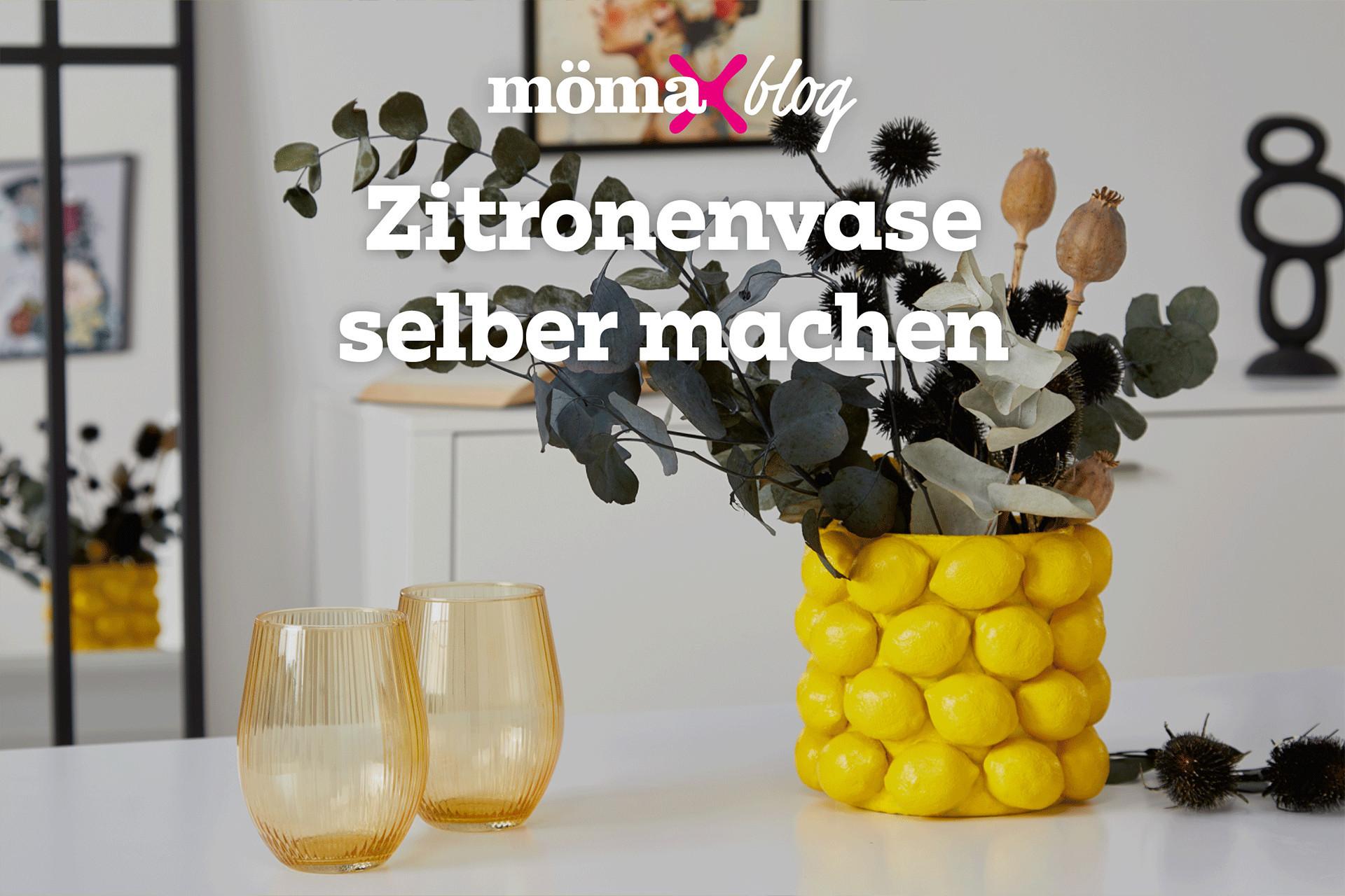 Blogbeitrag Zitronenvase