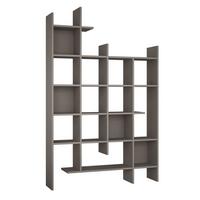 REGAL 18 fächern - manco 122/25,5/188 cm - Taupe, Holzwerkstoff (25.5/188/12cm) - Calicosy