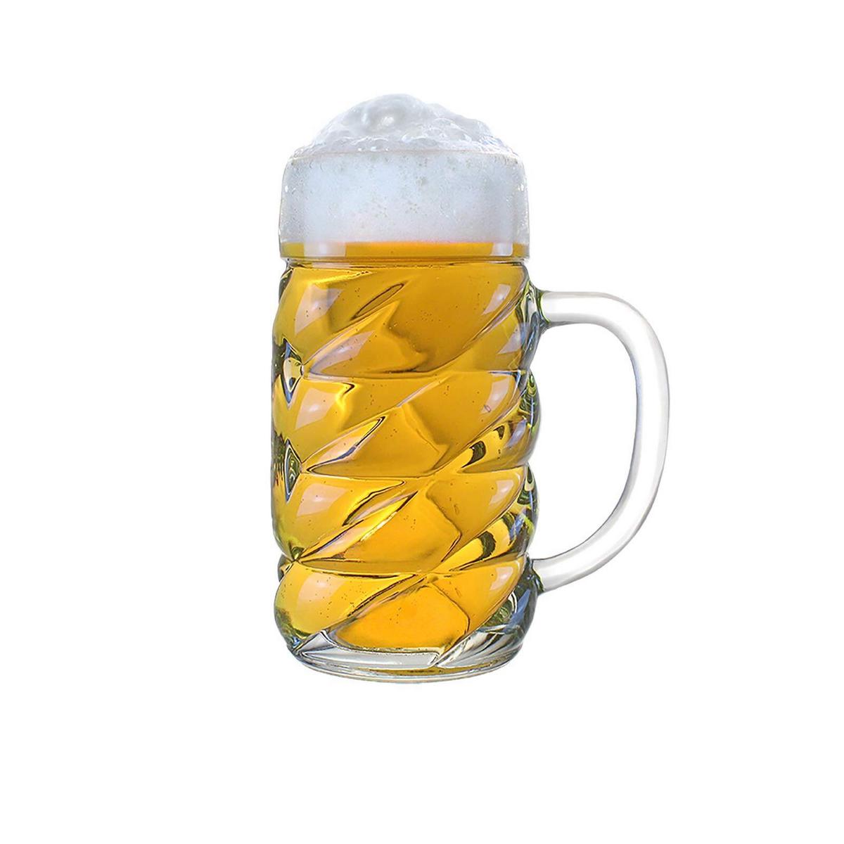 BIERKRÜGE Diamond transparent 0,3 Liter 6er Set - Transparent, Glas (0.3L) - Stölzle Lausitz