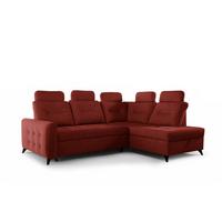 ECKSOFA Wendie - Rot, Holzwerkstoff/Textil (250/200cm) - Fun Möbel
