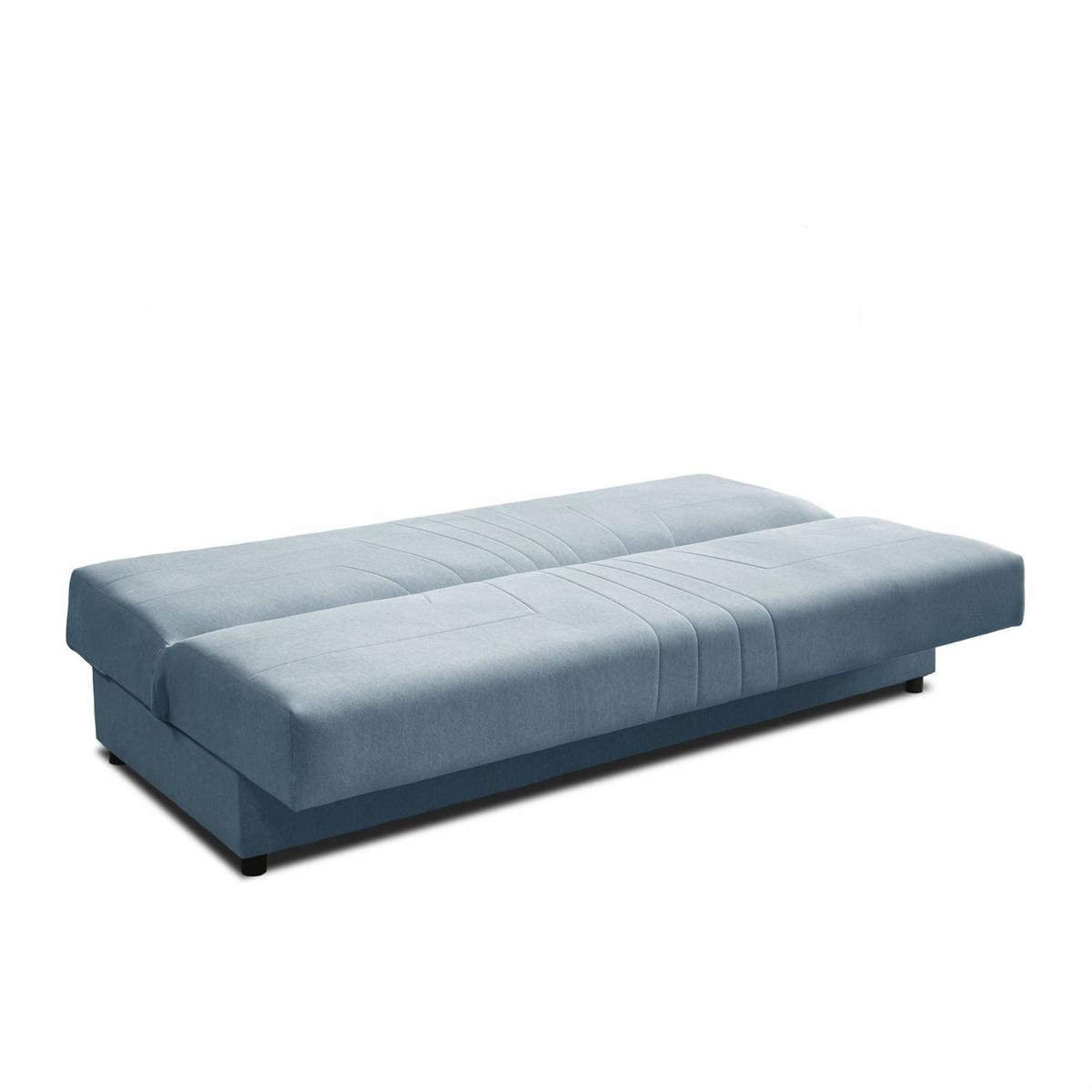 SCHLAFSOFA VERO II mit Schlaffunktion Castel 74 - Blau, Textil (191/88/90cm) - Lookway