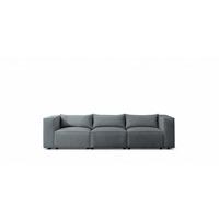 SOFA 3-sitzer Nevio - Blaugrau, Holzwerkstoff/Textil (290/71/105cm) - Fun Möbel