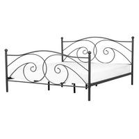 METALLBETT 140/200cm Schwarz Dinard - Schwarz, Metall (140/200cm) - Beliani