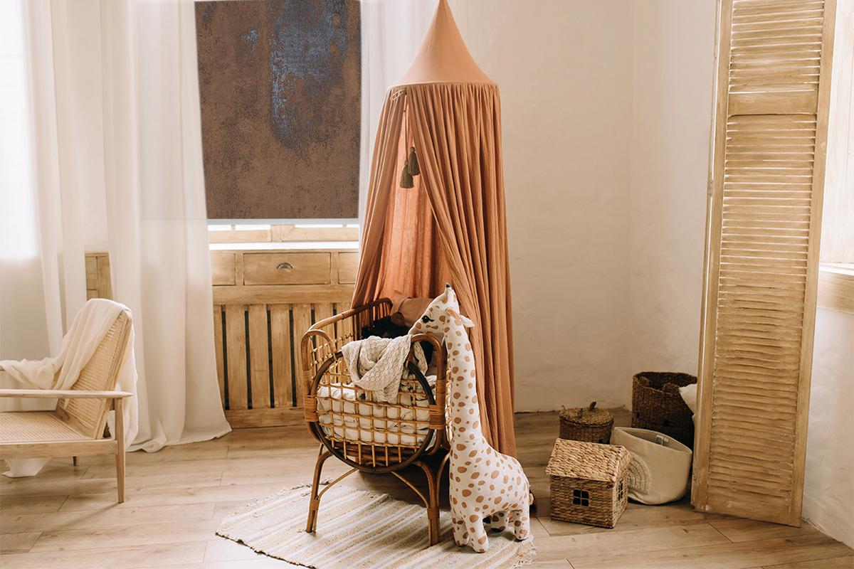 INNENROLLO - Fensterrollo - Rollo - 100x180 cm - Rostiges Blech - Braun, Kunststoff (100/180/0.5cm) - TULUP