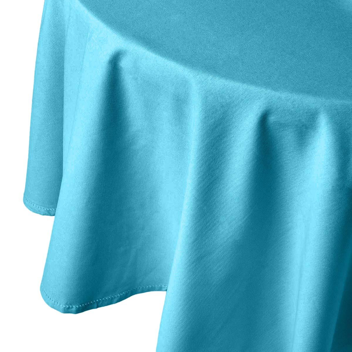 Homescapes TISCHDECKE hellblau rund 178 cm, 100% Baumwolle online kaufen ➤ mömax