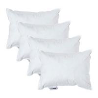 FÜLLKISSEN 4er-Set, Federkissen 30/40 cm - Weiß, Textil (30/40cm) - Homescapes