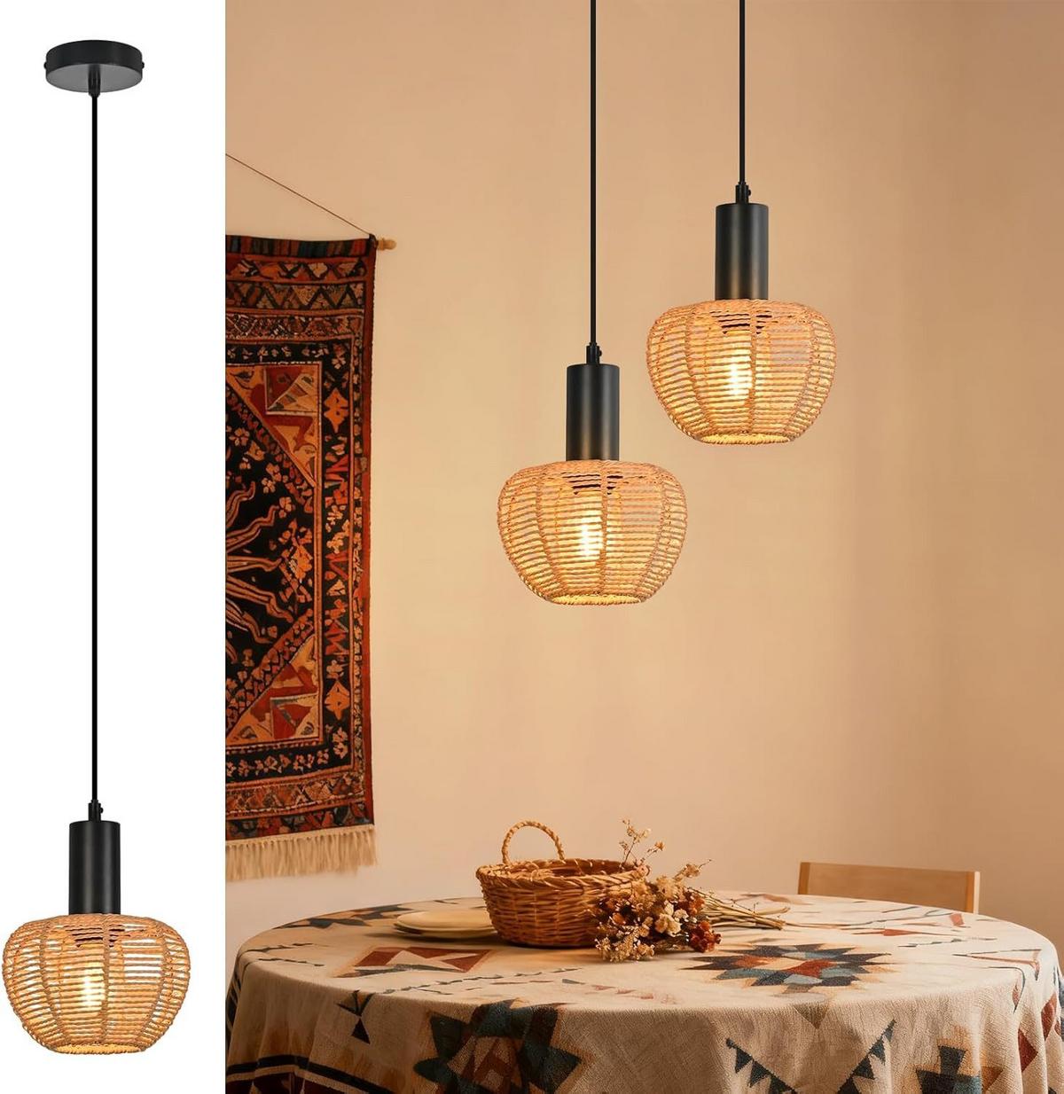 PENDELLEUCHTE BAMBERG Ⅲ 18/10/120 cm - Schwarz, Metall (18/10/120cm) - Nettlife