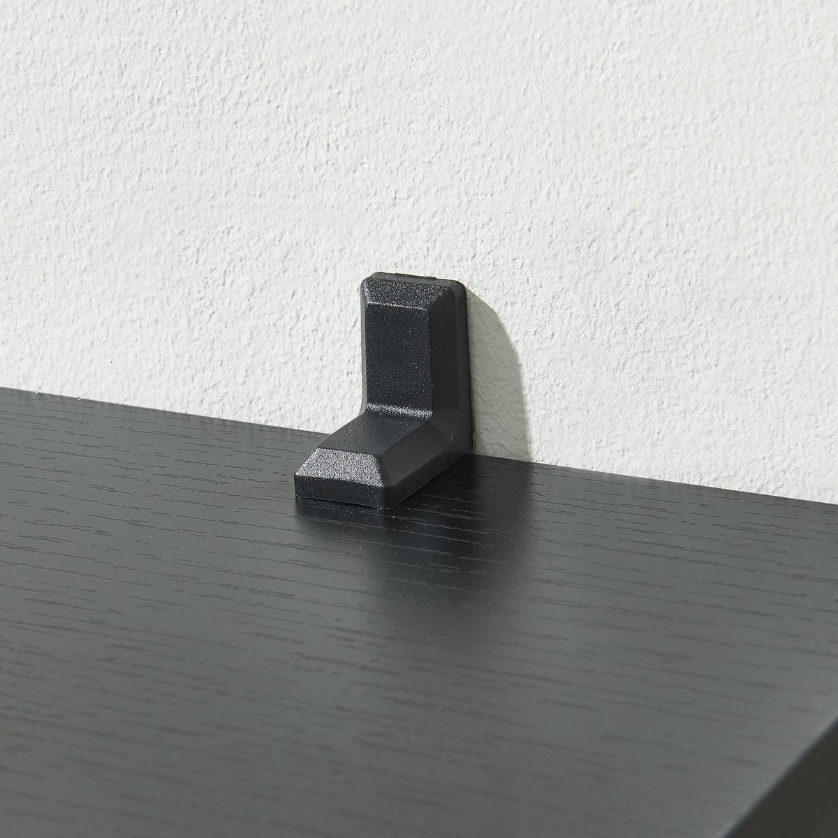 CD-REGAL Høyset - Schwarz, Holzwerkstoff (20/175/20cm) - [en.casa]