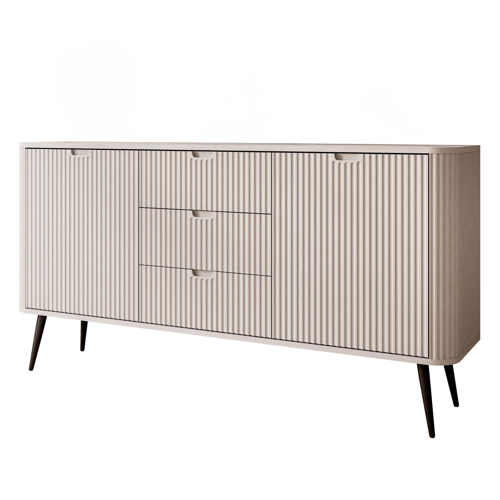 KOMMODE ZAIRA KSZ168 mit Schubladen Kaschmir - Kaschmir, Holzwerkstoff (168/87/39cm) - Lookway