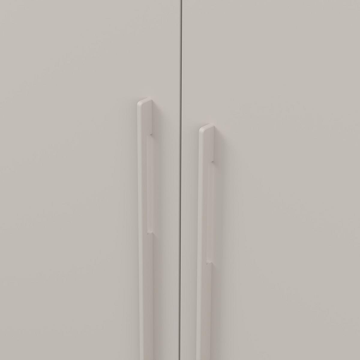 DREHTÜRENSCHRANK ROSA 2D 100/210/55, 2-türig, Kaschmir - Kaschmir, Holzwerkstoff (100/210/55cm) - imoebel24