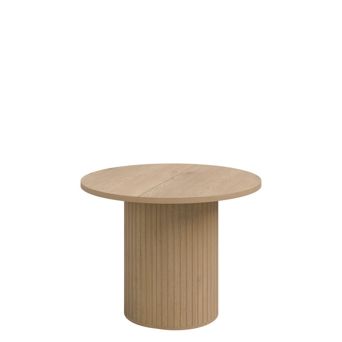 ESSTISCH BOLLA Ausziehbar 100 - 188 / 100 x 75 cm - Eichefarben/Eiche San Remo, Holz (100/100/75cm) - MASSENO