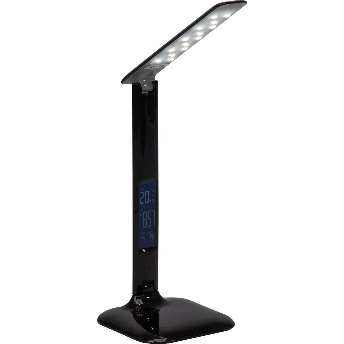 SCHREIBTISCHLEUCHTE Glenn G94871/06 - Schwarz, Metall (15/15/55cm) - Brilliant