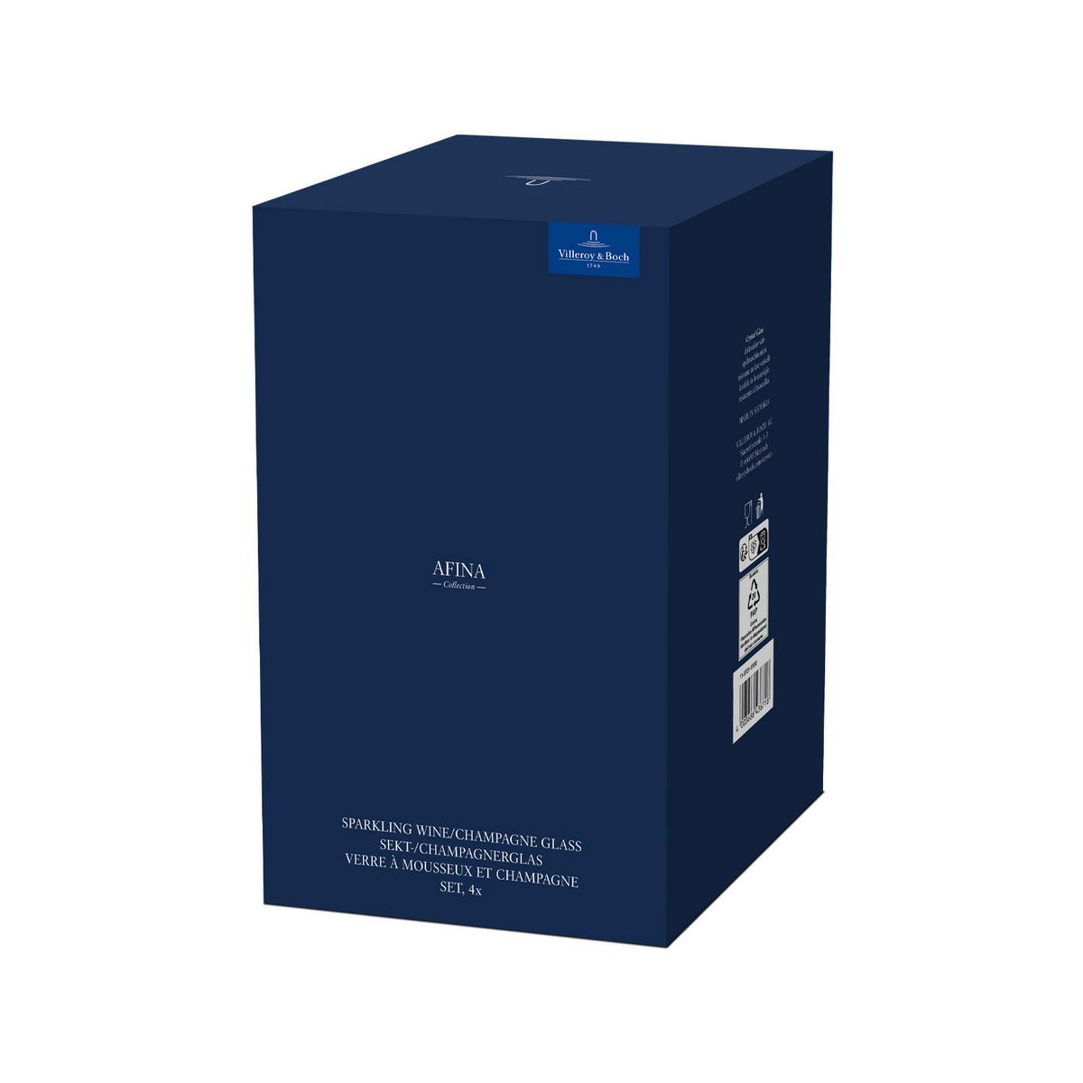 SEKT- / CHAMPAGNERGLÄSER Afina transparent 120 ml 4er Set - Transparent, Glas (0.12L) - Villeroy & Boch