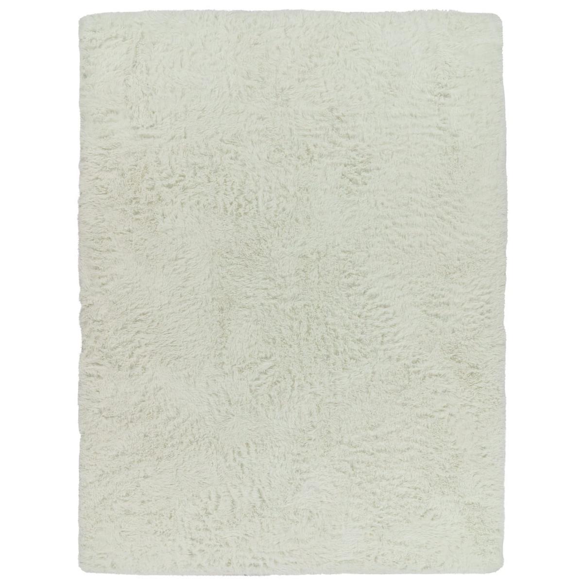 HOCHFLORTEPPICH Weiß 80 x 150 cm - Weiß, Kunststoff (80/150cm) - TT Home