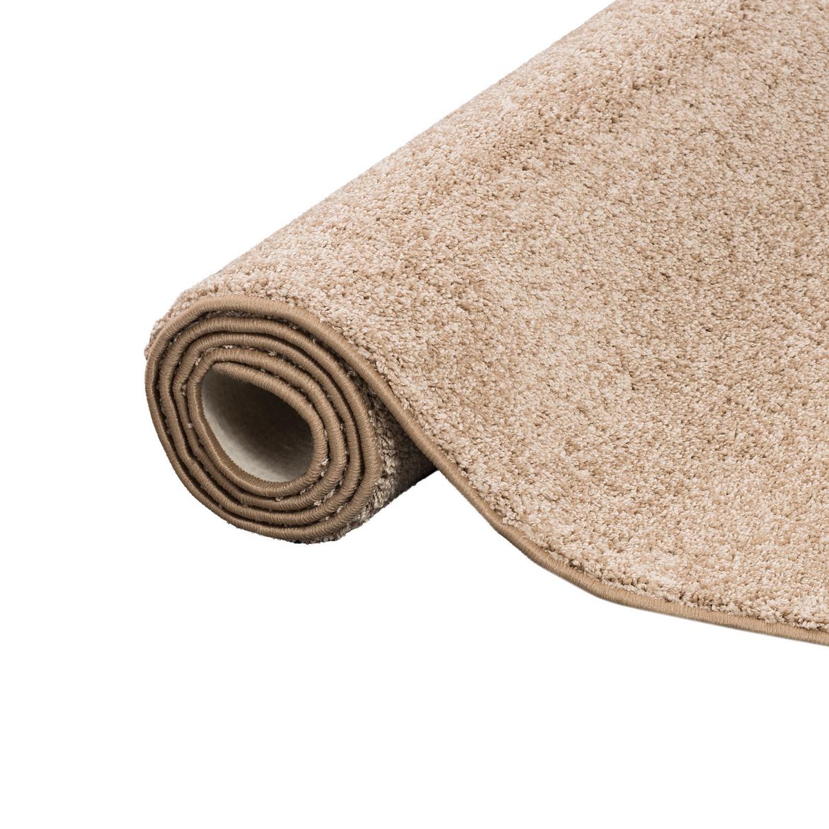 HOCHFLOR VELOURS TEPPICH MONA - Naturfarben, Textil (100/300cm) - Snapstyle
