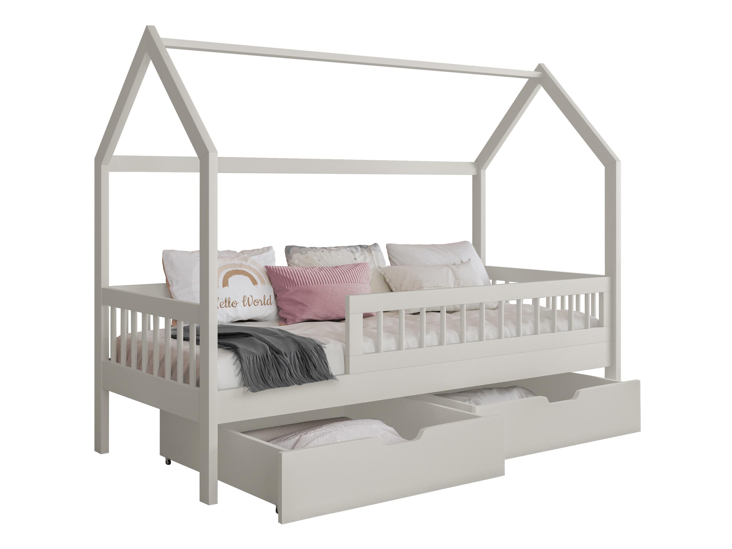 HAUSBETT Gaja 90 - Kaschmir, Holz (90/200cm) - MIRJAN24