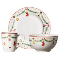 FRÜHSTÜCKS-SET Holly bunt 18-tlg. - Multicolor, Keramik (2/2/2cm) - Ritzenhoff Breker