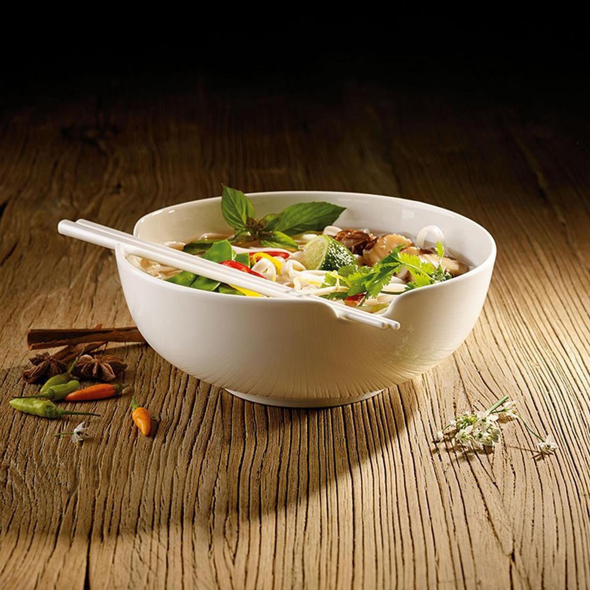 ASIA-SUPPENSCHALE Soup Passion weiß 1,4 l - Weiß, Keramik (20.5cm) - Villeroy & Boch