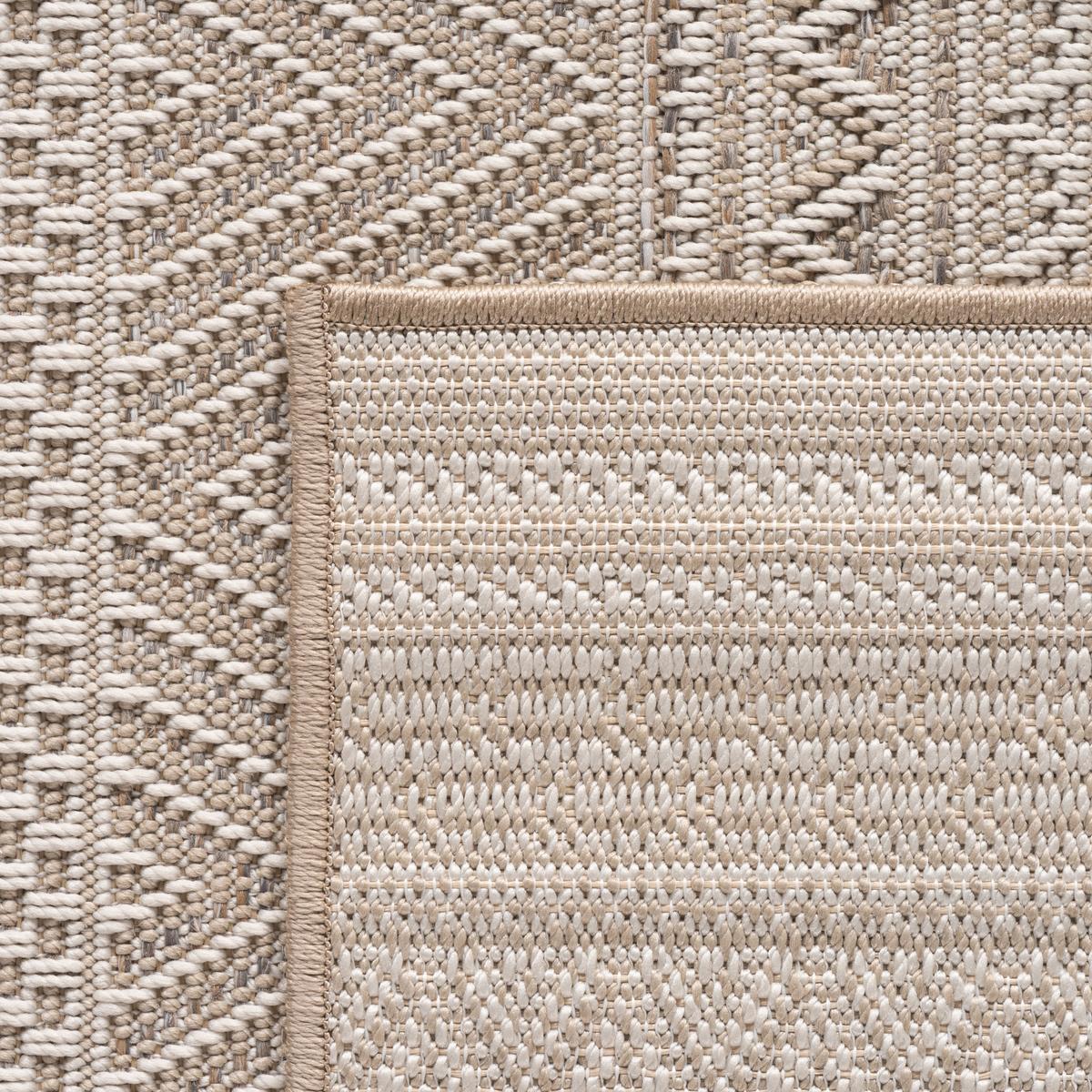TEPPICH Outdoor VENTOUX in Beige, im Ethno-Stil, 240 x 340 cm - Beige, Textil (340/240cm) - KADIMA DESIGN