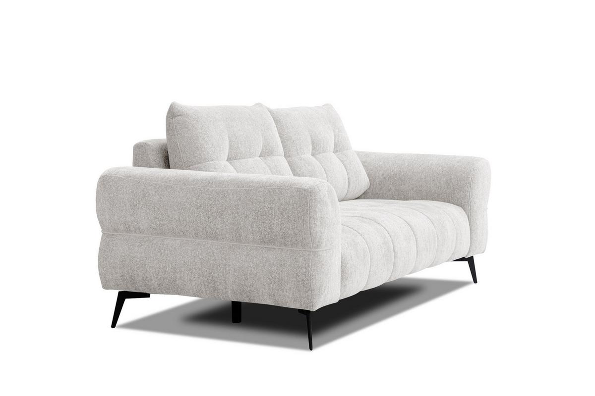 SOFA SALVINI 2,5-Sitzer, ecru - Ecru, Holz/Textil (206/88/99cm) - Wozimo