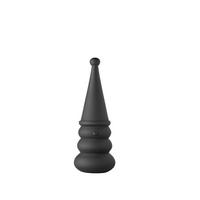 DEKOFIGUR "SCHNEEMANN" Christmas Chic schwarz 20,3 cm - Schwarz, Metall (6.9/20.3/6.9cm) - Villeroy & Boch