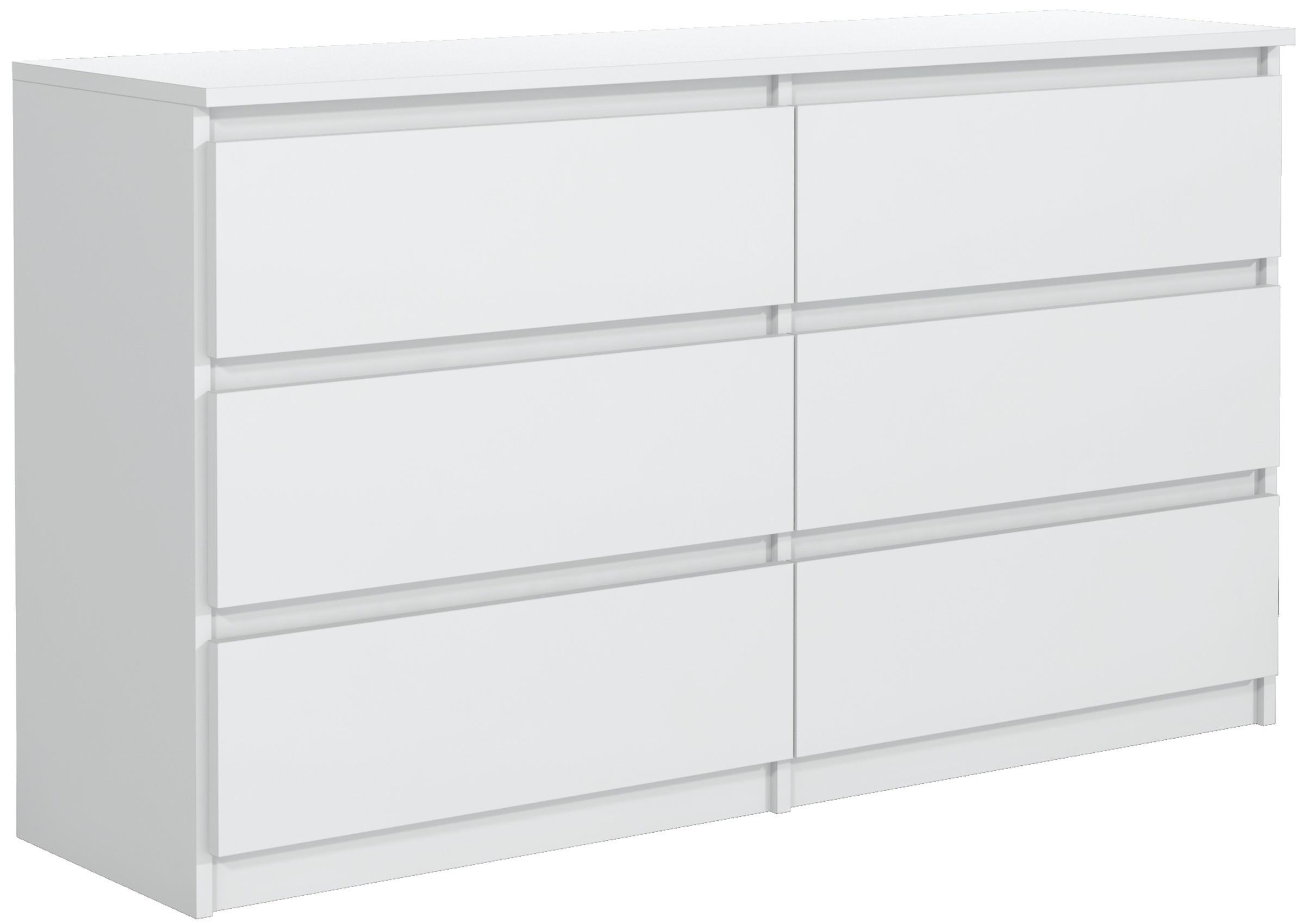 KOMMODE Weiß 100/79/39 - Weiß, Holzwerkstoff (100/79/39cm) - RAUMHIRSCH FURNITURE