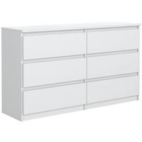 KOMMODE Weiß 139/79/39 - Weiß, Holzwerkstoff (139/79/39cm) - RAUMHIRSCH FURNITURE