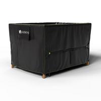 GARTENMÖBELABDECKUNG CoverSafe Pro schwarz - Schwarz, Kunststoff (90/75/120cm) - Juskys