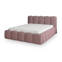 POLSTERBETT FALINA 180x200 cm mit Bettkästen - Rosa - Rosa, Holz (180/200cm) - MASSENO