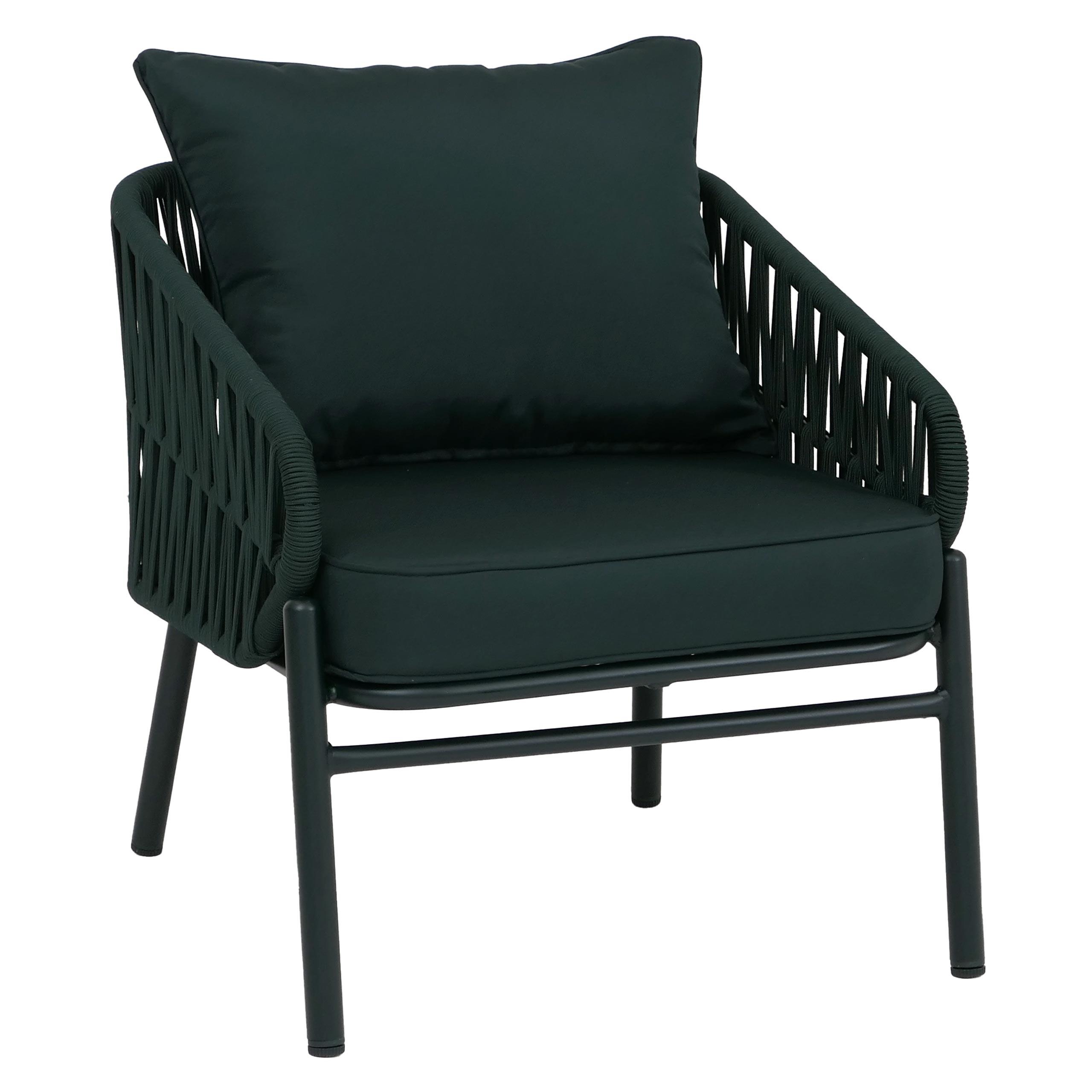 GARTENSTUHL Grün - Grün, Metall (64/67/70cm) - MCW