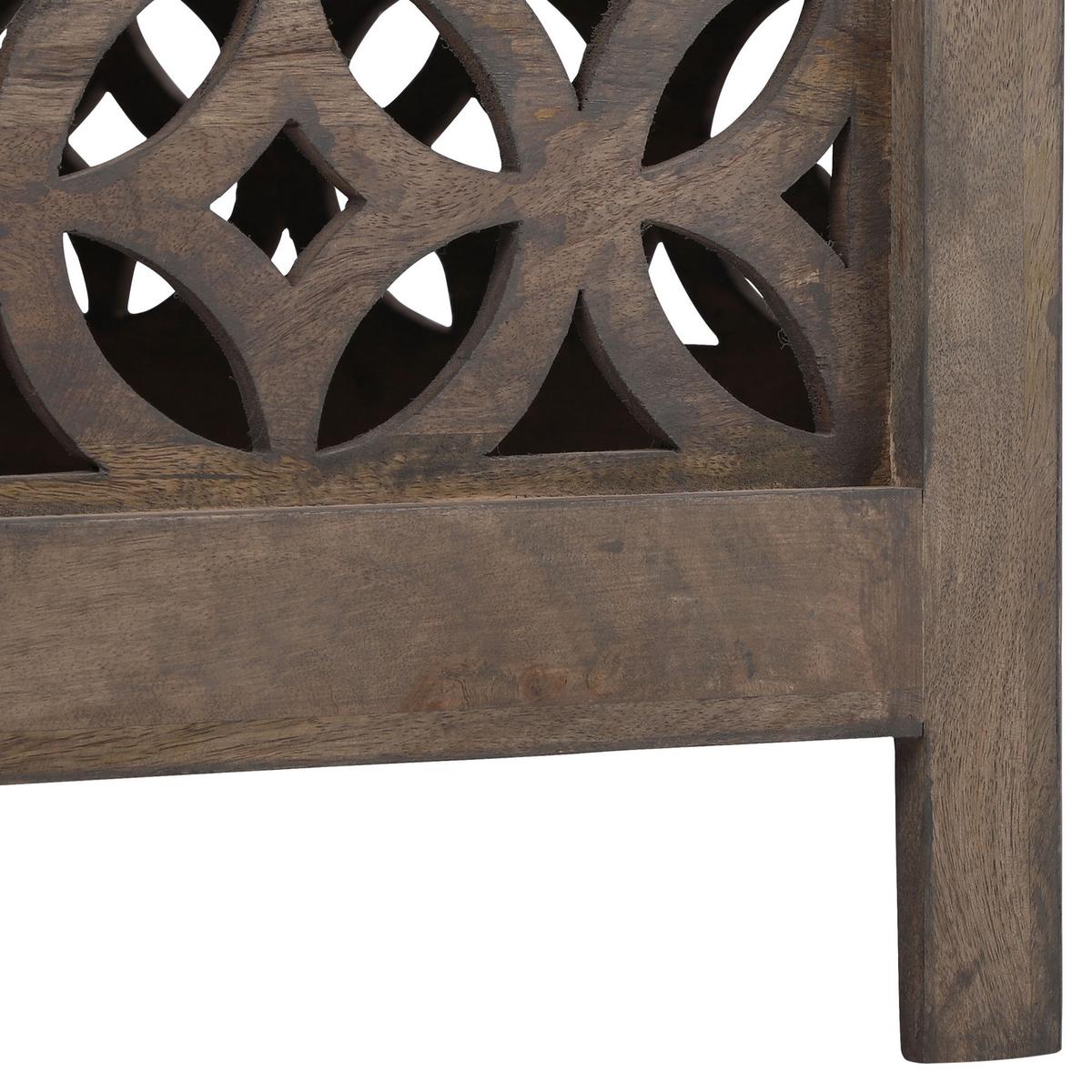 COUCHTISCH Ø100x45 cm rund Natur handgefertigt aus Mangoholz - Naturfarben, Holz (100/100/45cm) - WOMO-DESIGN