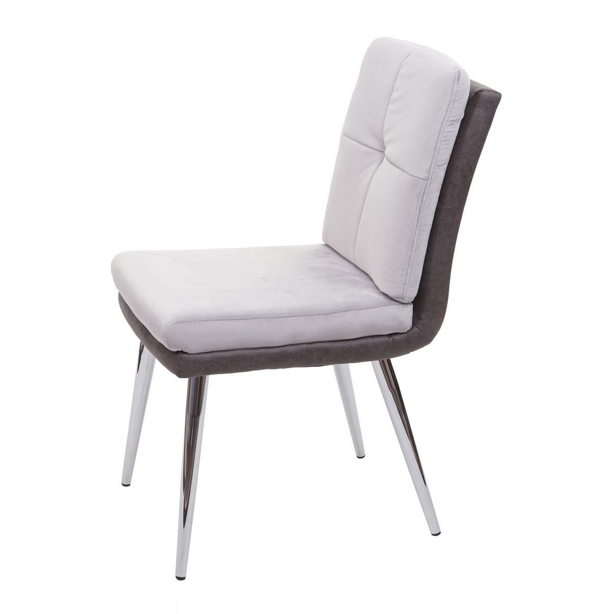 ESSZIMMERSTUHL Grau 6er-Set - Grau, Textil (46/91/66cm) - MCW