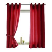 VORHANG 2ER SET BERLIN HxB 175x140cm Bordeaux - Bordeaux, Textil (140/175/175cm) - Gardinenbox