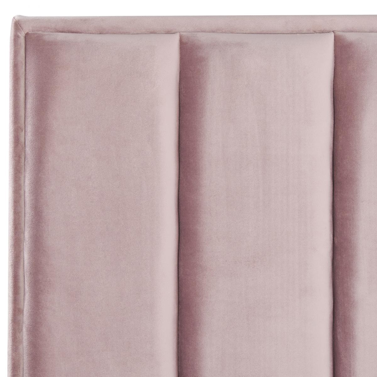 POLSTERBETT 180x200 cm Rosa Sezanne - Pink, Textil (180/200cm) - Beliani