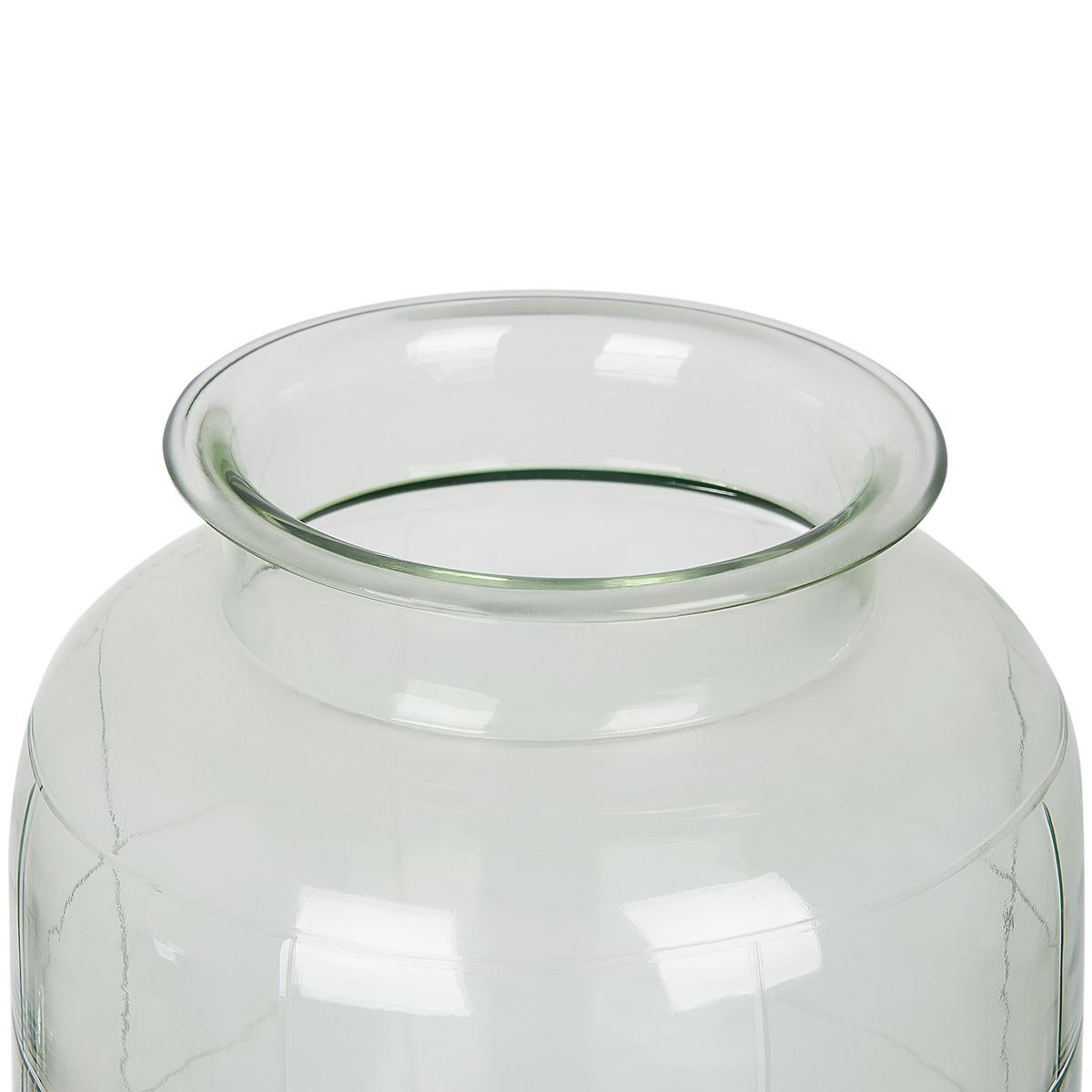 BLUMENVASE Glas grün Vindaloo - Grün, Glas (35cm) - Beliani