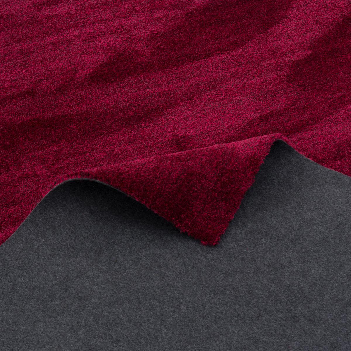 SUPER SOFT HOCHFLORTEPPICH LIVORNO - Weinrot, Textil (80/240cm) - Snapstyle
