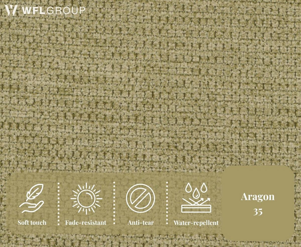 BOXBETT Calio Rise mit Bettkasten, Hell-Olivgrün Chenille 140x200 cm – inkl. H4 Taschenfederkern Matratze & Foam Topper - Schwarz/Olivgrün, Holz/Holzwerkstoff (140/200cm) - WFL GROUP