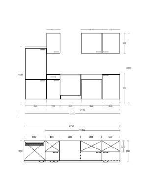 Küchenblock Neo ohne Geräte - FlexWell