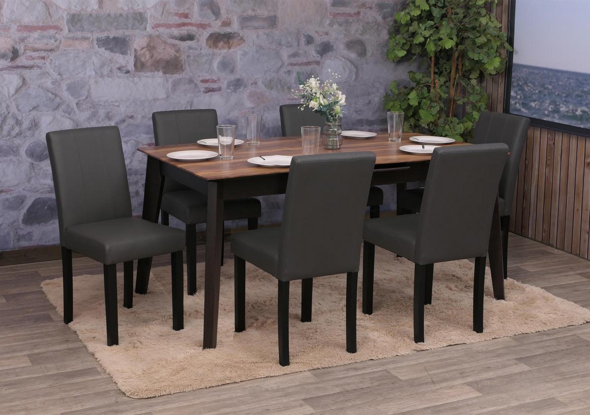 ESSZIMMERSTUHL O65D Dunkelgrau - Dunkelgrau, Textil (40/88/55cm) - MCW