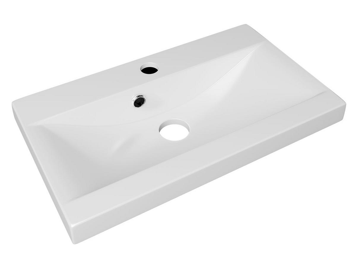 BADMÖBEL-SET Madrit I mit weißer LED Beleuchtung - Greige, Holzwerkstoff (30/132/30cm) - MIRJAN24